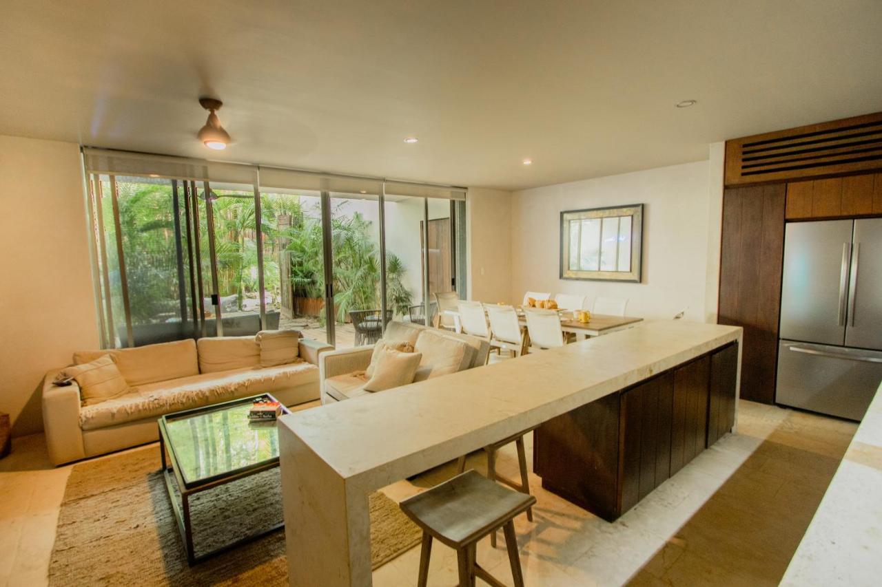 Ideal 4 Groups Aldeazama 2Br 10Pax Apt Papaya Playa Tulum Exterior photo