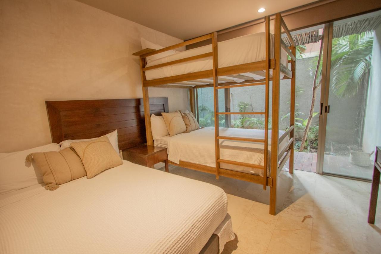 Ideal 4 Groups Aldeazama 2Br 10Pax Apt Papaya Playa Tulum Exterior photo