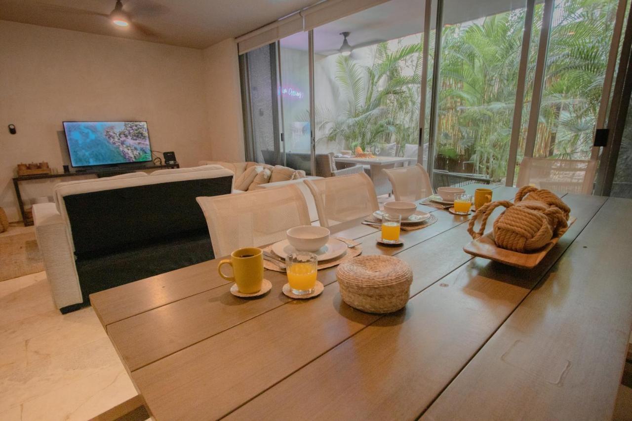 Ideal 4 Groups Aldeazama 2Br 10Pax Apt Papaya Playa Tulum Exterior photo