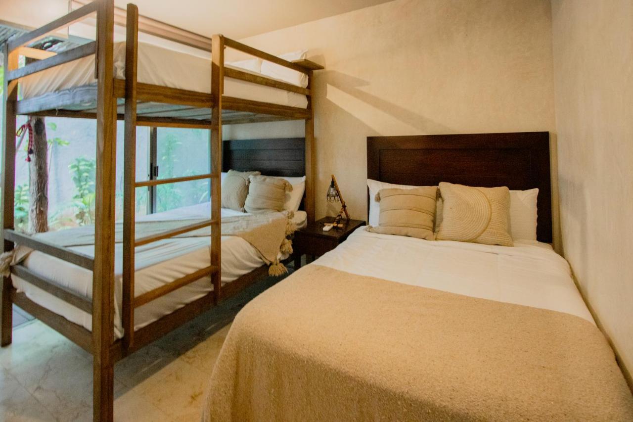 Ideal 4 Groups Aldeazama 2Br 10Pax Apt Papaya Playa Tulum Exterior photo