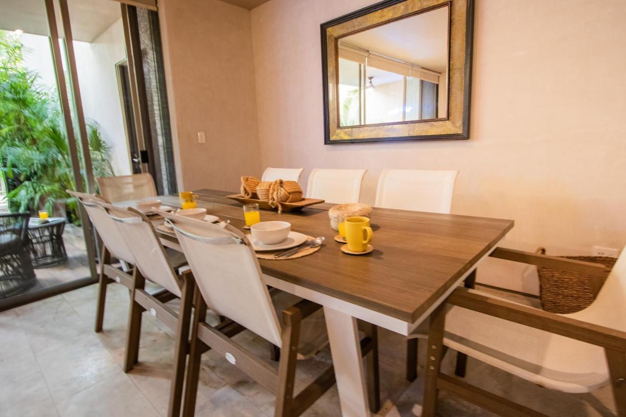 Ideal 4 Groups Aldeazama 2Br 10Pax Apt Papaya Playa Tulum Exterior photo