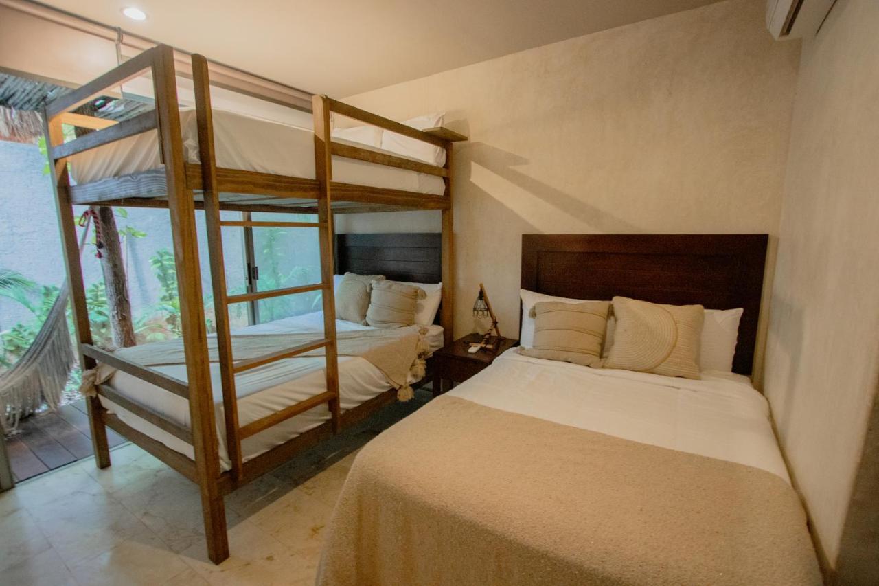 Ideal 4 Groups Aldeazama 2Br 10Pax Apt Papaya Playa Tulum Exterior photo