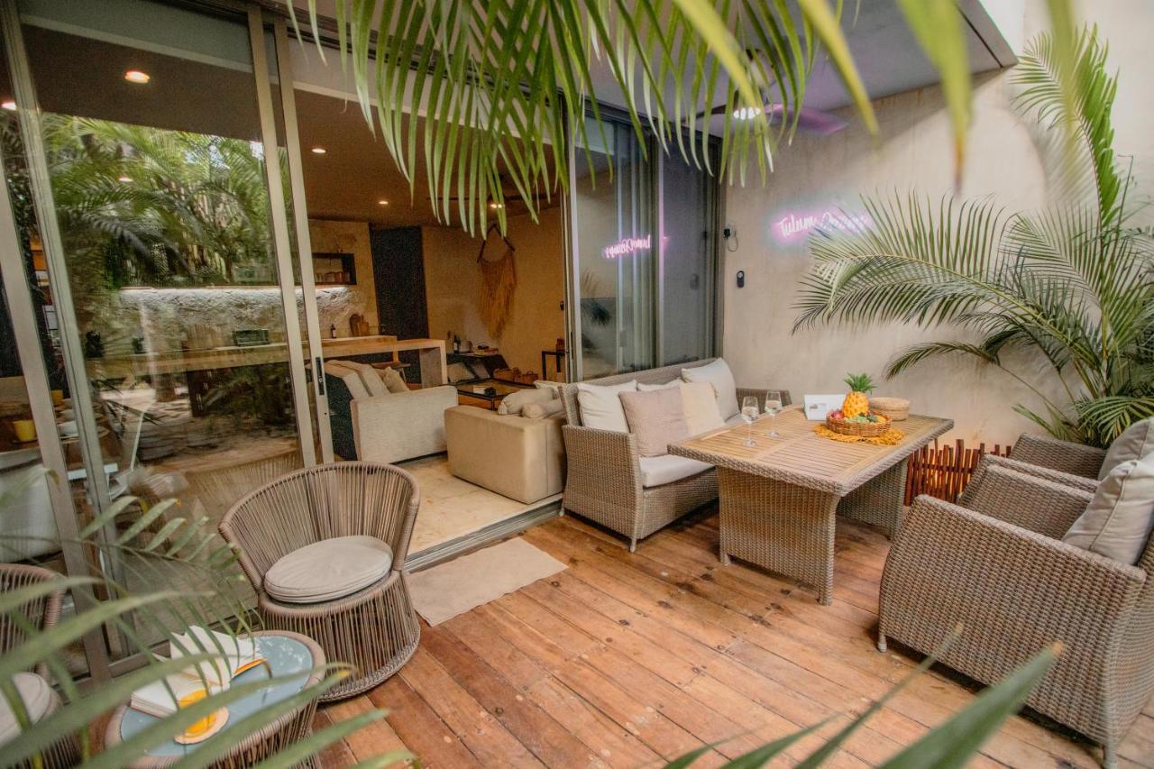 Ideal 4 Groups Aldeazama 2Br 10Pax Apt Papaya Playa Tulum Exterior photo